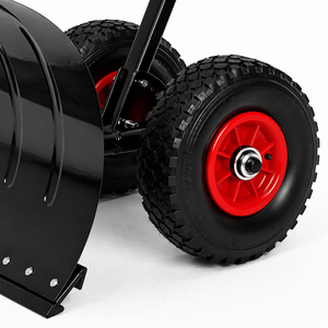 พลั่วตักหิมะแบบมีล้อ ยี่ห้อเวียดนาม OEM ขนาด 30 นิ้ว สำหรับงานหนัก พร้อมด้ามจับปรับได้และใบมีดปรับมุมได้ สำหรับใช้งานในฤดูหนาว รุ่น ODGWTO022 - Product Image 4