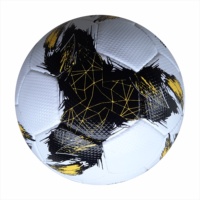 Ballon de football TEQVOLY officiel, cousu à la main, léger, design unique, en cuir/PU, modèle -CC-002, fabriqué en PK