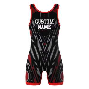 Vente en gros de maillots de lutte, t-shirts et uniformes d'arts martiaux personnalisés avec impression numérique intégrale et motifs sportifs - Product Image 4