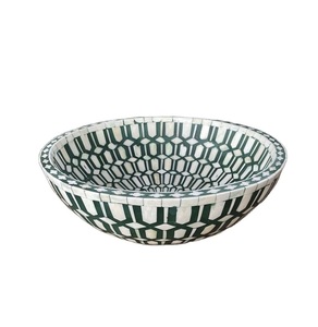 Bol de service moderne en os incrusté de qualité supérieure, résistant à la chaleur, jetable, écologique, compatible lave-vaisselle, pour fêtes et décoration intérieure - Product Image 3