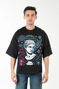 เสื้อยืดทรงปกติสีขาวสุดฮิตปี 2026 สำหรับฤดูร้อน สวมใส่สบาย พิมพ์ลายดิจิทัล เป็นมิตรต่อสิ่งแวดล้อม และระบายอากาศได้ดี ผลิตจากผ้าฝ้าย 100% - Product Image 3
