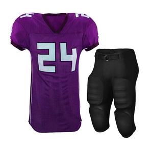 Uniforme de football américain unisexe de conception haut de gamme, nouvelle arrivée, vêtements d'équipe respirants, nom et numéro d'équipe personnalisés - Product Image 2