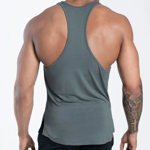 Débardeur Homme Hip Hop Personnalisable Premium en Coton Doux et Polyester – T-shirt Sans Manches Streetwear Idéal pour l'Été et la Salle de Sport - Product Image 5