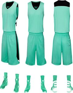 Uniformes de Baloncesto Sublimados Reversibles Personalizados al por Mayor, Tallas Grandes, Transpirables, Antibacterianos, 100% - Product Image 2