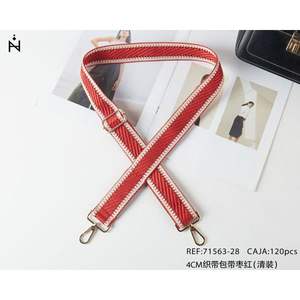 Sangle en tissu Jujube Rouge Asa 4 cm, accessoires pour sacs DIY, style tendance - Product Image 3