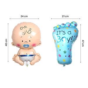 Kit de Décoration Bienvenue Princesse Bébé Garçon Thème Bleu avec 46 Pièces, Ensemble de Ballons et Guirlande en Aluminium pour Baby Shower et Fête de Bienvenue Nouveau-né - Product Image 4