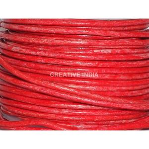 Accesorios de joyería DIY con cordón redondo de cuero de vaca de 2mm diseño liso para tamaños de 1mm a 10mm empaquetado en tamaños de 4mm 6mm 8mm - Product Image 3