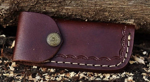 Cuchillo Plegable de Acero de Damasco Hecho a Mano al por Mayor con Gancho para Tripas, Mango de Palisandro, Cuchillo de Caza EDC, Fabricante y Proveedor - Product Image 3
