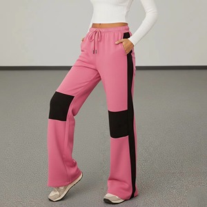 กางเกงจ็อกเกอร์ผู้หญิงไซส์ XL คุณภาพสูง ปี 2026 ปรับแต่งได้ สำหรับออกกำลังกาย แต่งลูกไม้ ด้านหน้าเรียบ สำหรับฤดูหนาว - Product Image 2