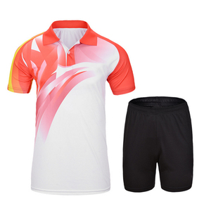 Conjuntos de Uniformes de Tenis de Manga Corta para Adultos Unisex, Transpirables, de Secado Rápido, Anti-UV, con Impresión por Sublimación Personalizada, Más Vendidos - Product Image 2