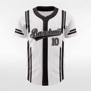 Maillot de baseball personnalisé à séchage rapide, maillot de sport unisexe athlétique 100 % polyester à manches courtes pour équipe - Product Image 4