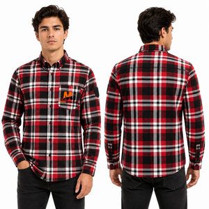 Custom Men Aramid-Reinforced Breathable Garment Dyed Motorcycle <b>Flannel</b> Shirts 3 Layer CE Armored Button <b>Jacket</b> Plaid Riding - Product Image 6