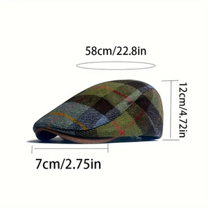 Casquette plate de sport personnalisée avec étiquette privée, en toile, style Ivy, vente en gros en usine, patch en cuir personnalisé, unisexe, qualité supérieure - Product Image 2