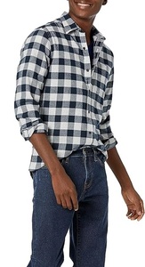 Custom <b>Men</b> Long Sleeves Casual Plaid Cotton <b>Flannel</b> <b>Shirt</b> <b>For</b> <b>Men</b> Custom Full Sleeve Oversized Heavy Casual <b>Flannel</b> Plaid <b>Shirt</b> - Product Image 3