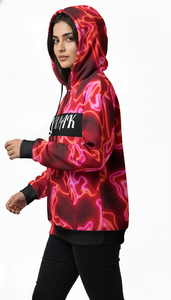 Sweat-shirt unisexe surdimensionné haut de gamme avec design entièrement sublimé pour un style urbain décontracté - Product Image 5