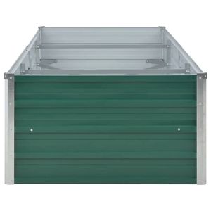 Bacs à plantes surélevés en acier galvanisé vert 94,5 x 31,5 x 17,7 po pour bâtiments de jardin - Product Image 5