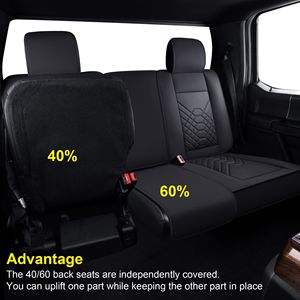 Funda de Asiento Completa de Cuero Sintético Impermeable GXT para Camioneta Dodge RAM 1500 2500 3500 2013-2021 - Product Image 1