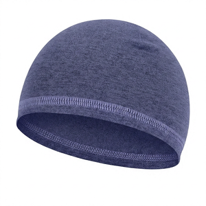 Unisex Solid Color Acrylic Skull Cap 56-58CM Outdoor Casual Winter Cap Computer Knitted Stretch Fit - Product Image 3