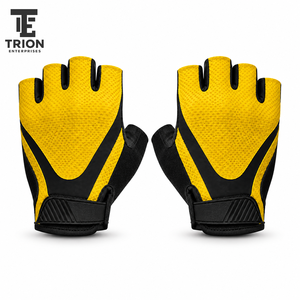 Gants de cyclisme pour hommes et femmes, pour vélo de route et de montagne, respirants, demi-doigts, antidérapants, absorbant les chocs, rembourrés, pour Fitness - Product Image 1
