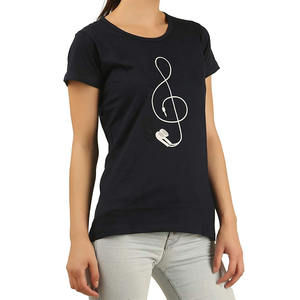 เสื้อยืดลำลองผู้หญิงทรงปกติ ดีไซน์ทันสมัย แฟชั่นผู้หญิง เสื้อยืดทรงปกติ แขนสั้น สไตล์สวมใส่สบาย เสื้อยืดผู้หญิงทรงปกติ - Product Image 1