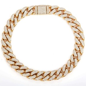 Pulsera Premium Iced Out Cuban Link de Plata de Ley 925 con Perlas de Agua Dulce y Baño de Rodio, Joyería de Lujo Unisex Estilo Hip Hop - Product Image 4