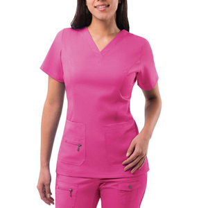 Anti Wrinkle Waterproof Doctor Nurse <b>Scrub</b> <b>Set</b> Stretch V Neck Medical Uniform Comfortable Underscrub Waterproof Nurse <b>Scrub</b> <b>Set</b> - Product Image 2