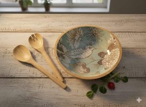 Serving <b>bowl</b> with lid luxury serving <b>bowl</b> with lid luxury icy ice serving <b>bowls</b> chocolate serving <b>bowl</b> <b>Large</b> serving <b>bowl</b> wood - Product Image 2