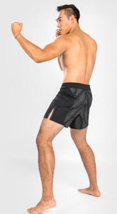 Pantalones Cortos de MMA para Hombre, Negros, con Estampado por Sublimación, de Secado Rápido, de Poliéster, Corte Regular, Ropa de Entrenamiento, Pantalones Cortos de MMA y BJJ de Alta Calidad y Elásticos - Product Image 5