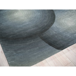 พรมปูพื้นสีเขียวทะเลทำด้วยมือผ้าไหมไม้ไผ่เป้าตกแต่งเจ้าของบ้าน - Product Image 6