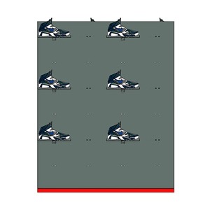 Double-Sided Asian Style Metal Garment Display <b>Rack</b> with Easy Assembly and Corner Shelf Design - Product Image 3