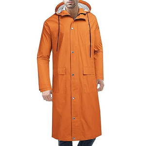 Men's Ultra Casual Hooded Waterproof Printed <b>Rain</b> <b>Jacket</b> 100% Polyester Lightweight for Outdoor Riding Working New Season <b>Rain</b> - Product Image 1
