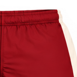<b>Red</b> Neutral Color Block Athletic <b>Shorts</b> Lightweight Quick Dry Elastic Waist Running Training Gym Sportswear Customized Team - Product Image 5