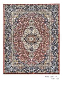 Alfombra de Seda Tejida a Mano, Estilo Persa, con Patrón Floral Ikat, de Lujo, Antibacteriana, Ecológica, de Pelo Medio, para Sala de Estar - Product Image 3