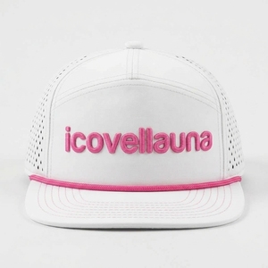 Gorra de Golf Personalizada de 7 Paneles con Visera Plana, Corona Perforada con Corte Láser, Logotipo Bordado en 3D, OEM, ODM, MOQ Bajo, Marca Privada - Product Image 1
