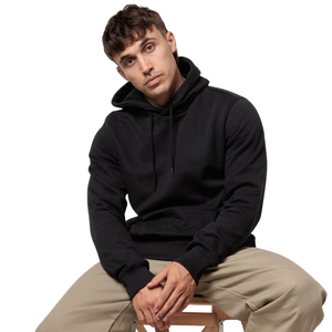 Maßgefertigter Herren Pullover Hoodie Fleece Kordelzug Kängurutasche Lässiger Streetwear Sweatshirt OEM Maßgeschneiderte Bekleidungsherstellung - Product Image 3
