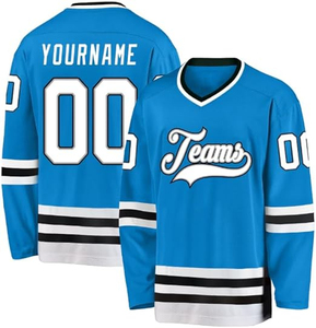Camiseta de Hockey sobre Hielo Personalizada, Cuello en V, Sin Mangas, Nombre del Equipo y Número Impresos, Transpirable, de Secado Rápido, Poliéster, para Adultos, Todas las Temporadas - Product Image 4
