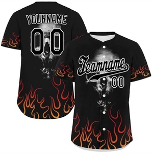 Maillot de baseball sublimé avec tissu doux au toucher et contrôle avancé de l'humidité pour usage sportif - Product Image 6