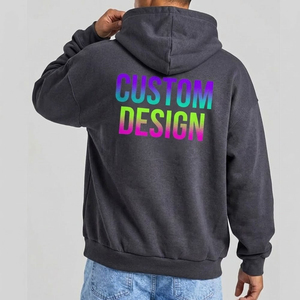 Sudadera con capucha de alta calidad para hombre, con estampado en serigrafía, material de algodón, cálida y casual, para las temporadas de otoño e invierno. - Product Image 2