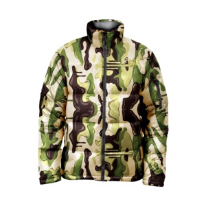 Men’s Plus Size Hooded Puffer <b>Jacket</b> Winter <b>Waterproof</b> Windproof Cotton <b>Padded</b> Zip-Up Wholesale - Product Image 3