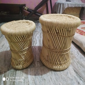 Wholesale Classic Bamboo Portable Ottoman with Bone Inlay Console for Entry Bedroom Hotels Restaurants Home Furniture - Product Image 6