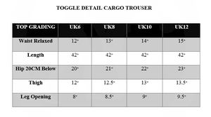 Pantalon cargo à taille élastique pour femmes, coupe ample décontractée, style streetwear - Product Image 6