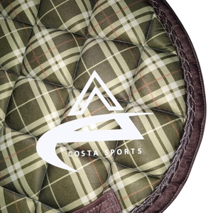 Costa Sports EQUESTRIAN HEAVY DENSITY FOAM ALL PURPOSE HORSE RIDING SADDLEPAD HEAVY LEATHER TRIM 3D MESH LINING CUSTOM QUILTED - Product Image 4