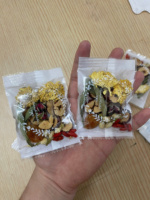 Teh Pelangsing Perut Buncit Rasa Manis Vietnam, Teh Herbal Alami Murni Daun Teratai Detoksifikasi dengan Campuran Buah dan Bunga dalam Kantong Teh