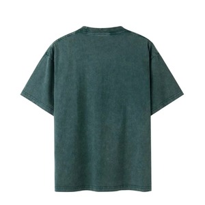 Camiseta Oversize Personalizada para Hombre, de Algodón 100% de Alto Gramaje, con Lavado Ácido, Estilo Vintage, de Alta Calidad, con Hombro Caído, Lisa - Product Image 2