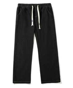 Pantalones Casuales Rectos de Estilo Retro Americano para Hombre, Cintura Media, Lavado Claro, Jeans de Mezclilla Ligeros para Primavera Y2K - Product Image 2
