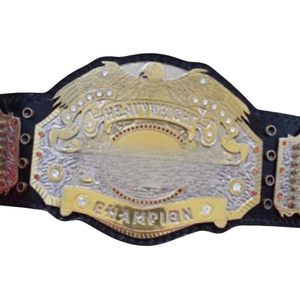 Cinturón de Campeón de Peso Pesado, Diseño en Oro y Plata, Título Personalizable en Cuero, Artículo Coleccionable de Lucha Libre Premium con Águila - Product Image 5