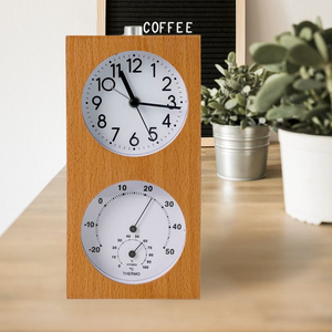 Reloj de Mesa de Madera Moderno, Sencillo y Silencioso, con Alarma, Precisión en la Medición del Tiempo, Reloj Inteligente para Niños - Product Image 1