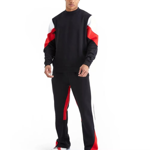 Offre Spéciale – Ensembles de Vêtements de Sport pour Hommes Personnalisables avec Logo, Tenues de Jogging Tendance pour l'Extérieur, Ensembles Deux Pièces Solides pour Adultes - Product Image 1