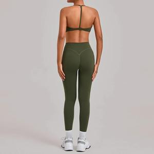 Conjuntos de 2 piezas para mujer, traje deportivo, conjunto de yoga, conjunto de sujetador deportivo transpirable, traje de fitness para correr, ropa de yoga informal - Product Image 2
