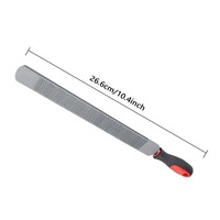 Râpe et lime à sabots double face en acier inoxydable doré pour chevaux, vaches, ânes, chèvres - Outil de fermeur équin